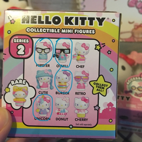 Hello Kitty backpack, stuffed toy, notebook and five below collectible figures - Picture 9 of 9